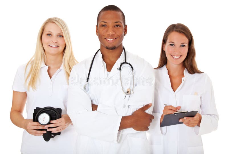 Team of young medical professionals stock images Team of young medical professionals stock images