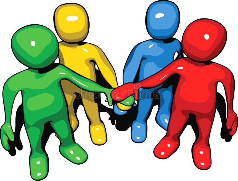 Teamwork stock vector. Illustration of people, together - 12050130