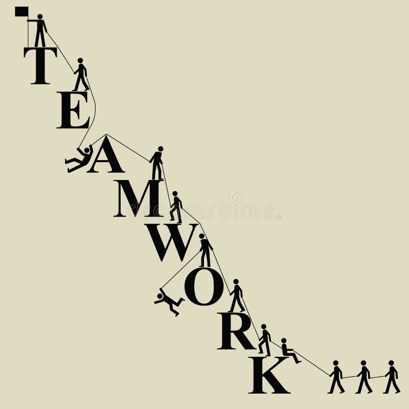 Teamwork vector illustration