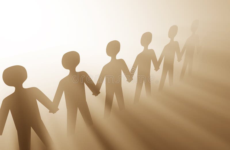 Teamwork stock illustration