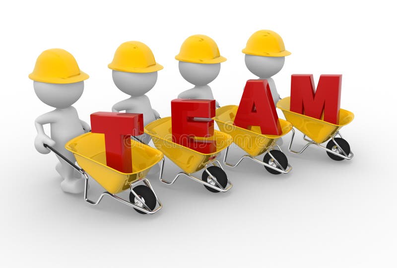 Teamwork stock illustration