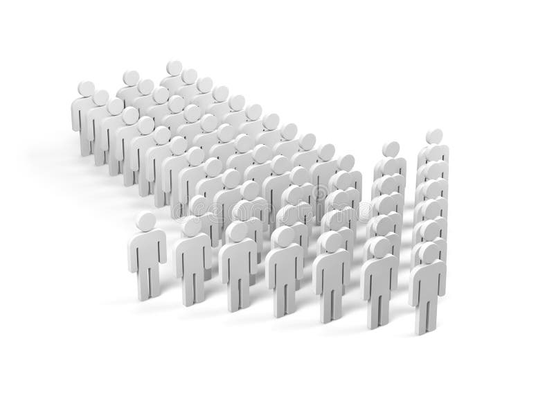 Teamwork. 3d image. vector illustration