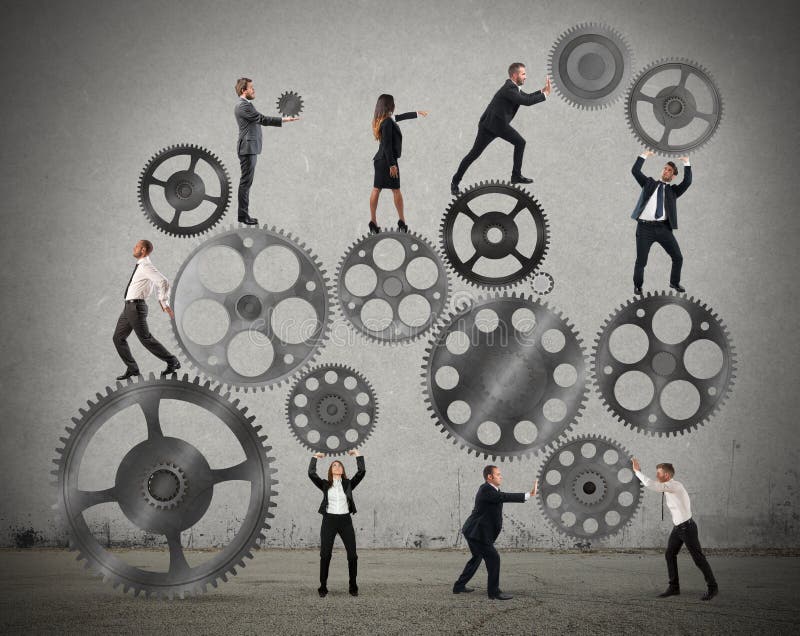 Teamwork of businesspeople stock photos Teamwork of businesspeople stock photos