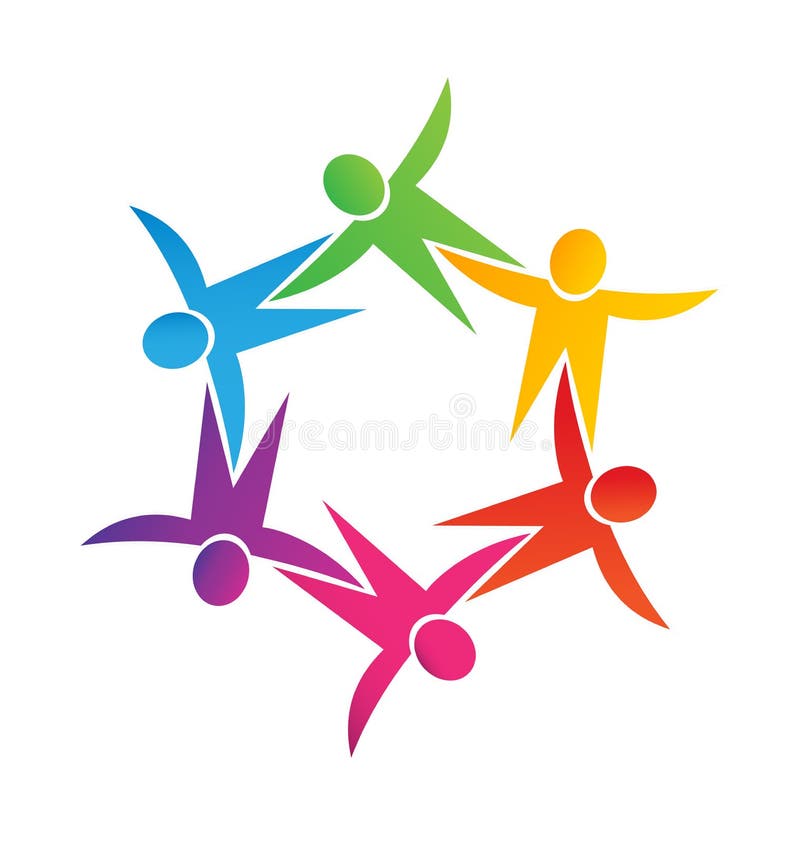 Teamwork Children Together Icon Stock Vector - Illustration of person ...