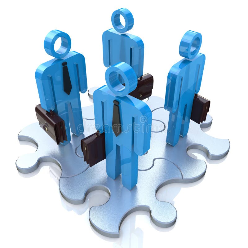 Teamwork Concept royalty free illustration Teamwork Concept royalty free illustration