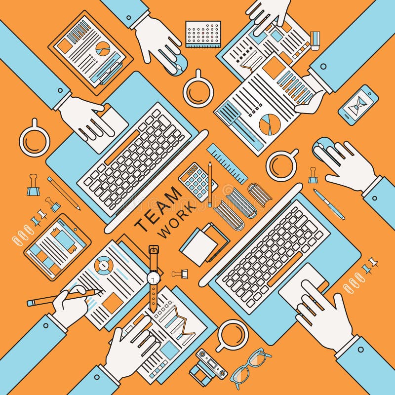 Teamwork concept illustration vector illustration