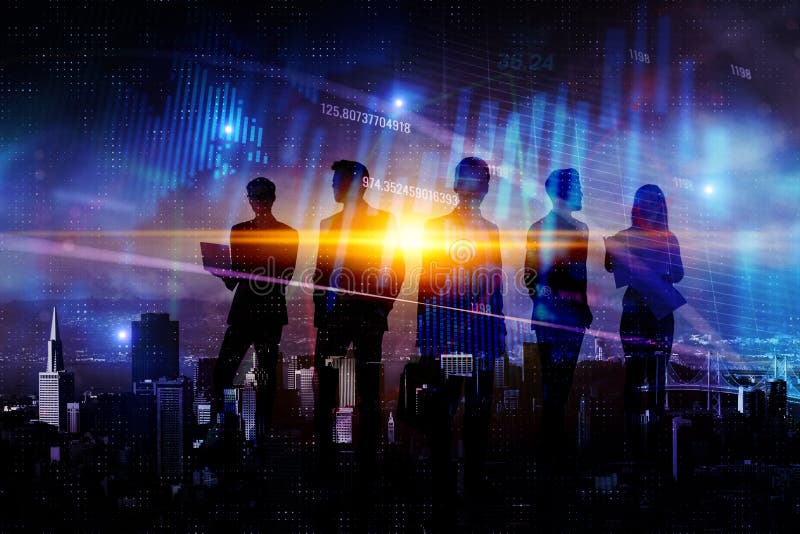Teamwork, finance and success concept royalty free stock image Teamwork, finance and success concept royalty free stock image