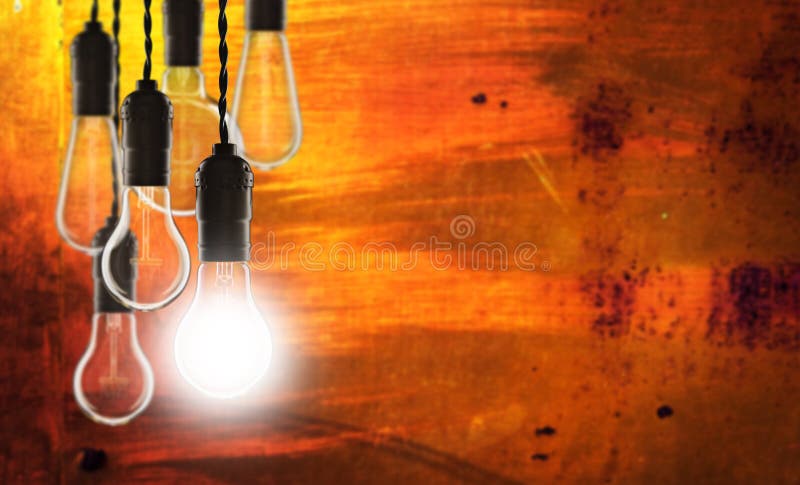 Teamwork and innovation concept - bulbs on the wall background royalty free stock photos Teamwork and innovation concept - bulbs on the wall background royalty free stock photos