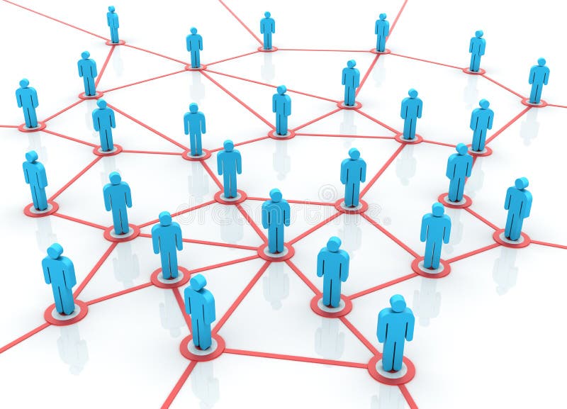 Teamwork - Netz stock abbildung Teamwork - Netz stock abbildung