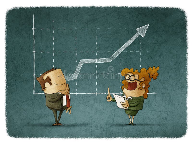 Teamwork stock report vector illustration Teamwork stock report vector illustration
