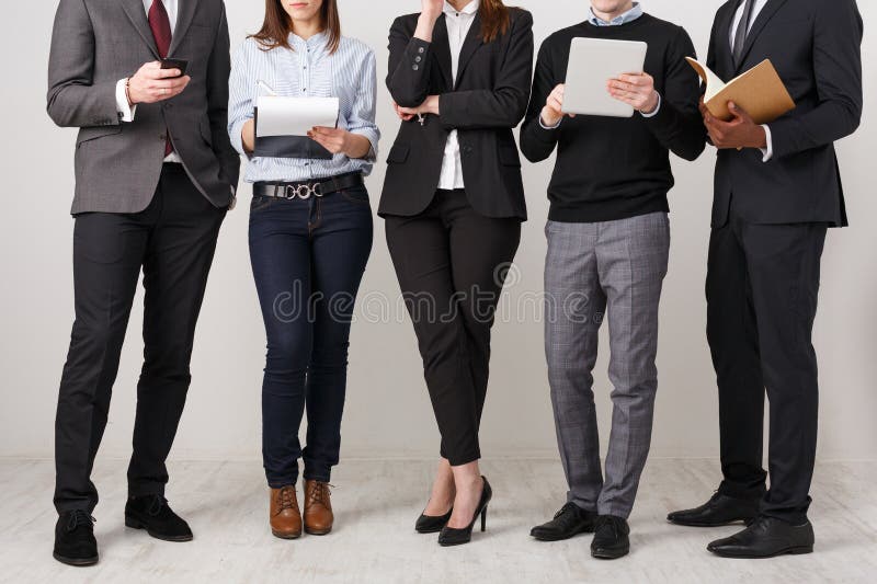 Teamwork van zakenmensen, oogst, ruimte voor tekst stock foto's