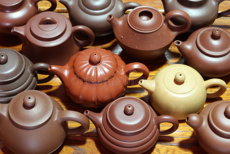 Chinese Teapots stock photo. Image of brown, multiples 338014