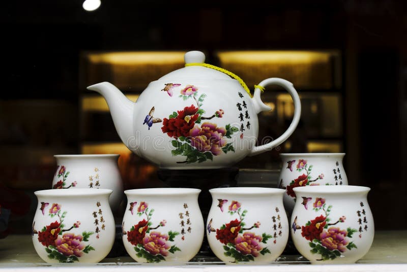 Teapot china stock image. Image of china, liquid, concept 20244199