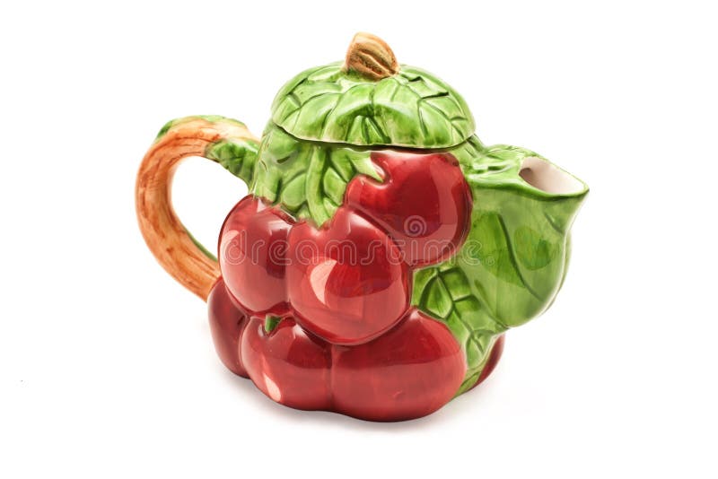 Teapot isolated on white