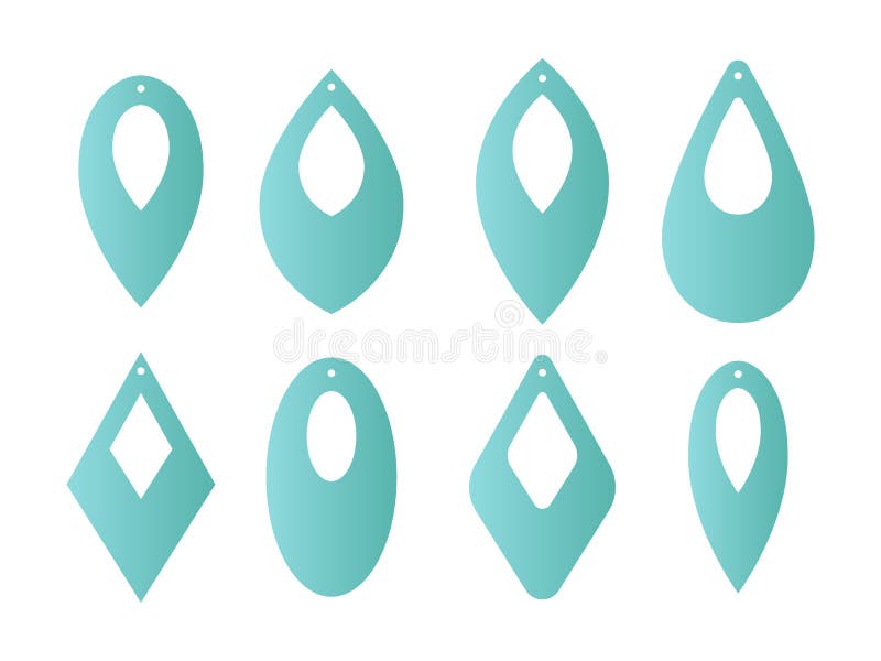 Leaf earrings E0012294 file cdr and dxf free vector download for laser cut   Download Vector