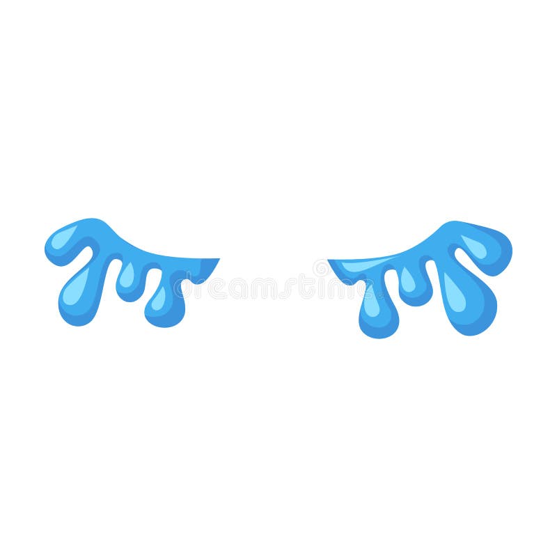 Tears Vector  Vector Icon Isolated on White Background Tears.  Stock Vector - Illustration of nature, human: 178170581