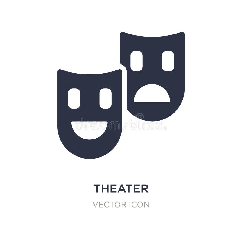 teatersymbol på vit bakgrund Enkel beståndsdelillustration från teknologibegrepp royaltyfri illustrationer teatersymbol på vit bakgrund Enkel beståndsdelillustration från teknologibegrepp royaltyfri illustrationer