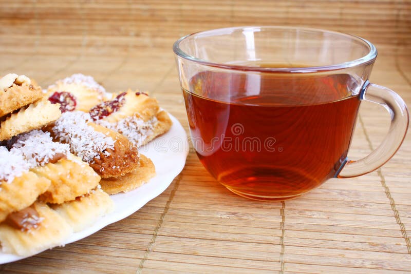 Teatime cookies stock image. Image of still, life, space 32857065