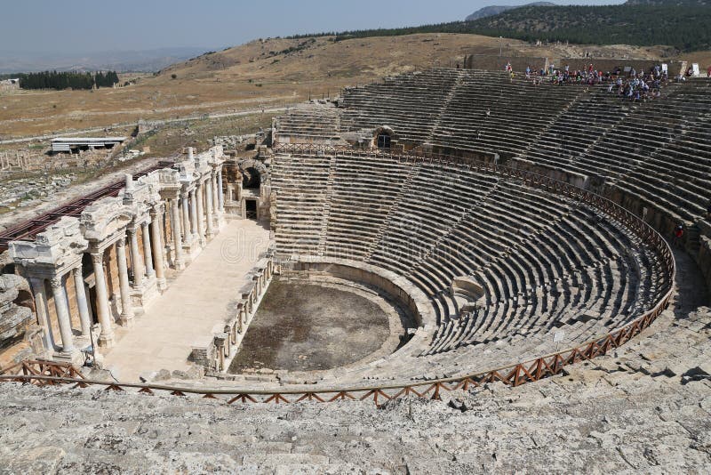Teatr Hierapolis w Turcja obraz stock Teatr Hierapolis w Turcja obraz stock