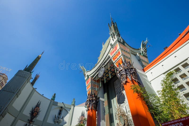 Teatro chinês de Grauman foto de stock Teatro chinês de Grauman foto de stock