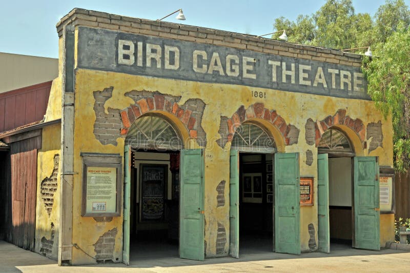 The Bird Cage Theater is a replica of the famous theater of the same name in Tombstone, Arizona. Many famous people such as Steve Martin got their start performing here. at Knotts Berry Farm. The Bird Cage Theater is a replica of the famous theater of the same name in Tombstone, Arizona. Many famous people such as Steve Martin got their start performing here. at Knotts Berry Farm.