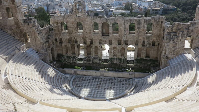 Teatro di Dionysus fotografie stock Teatro di Dionysus fotografie stock