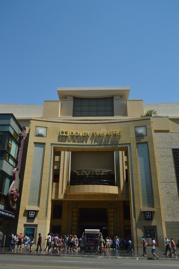 Teatro Dolby de Kodak en el paseo de la fama en Hollywood Boluvedard imagen de archivo libre de regalías Teatro Dolby de Kodak en el paseo de la fama en Hollywood Boluvedard imagen de archivo libre de regalías
