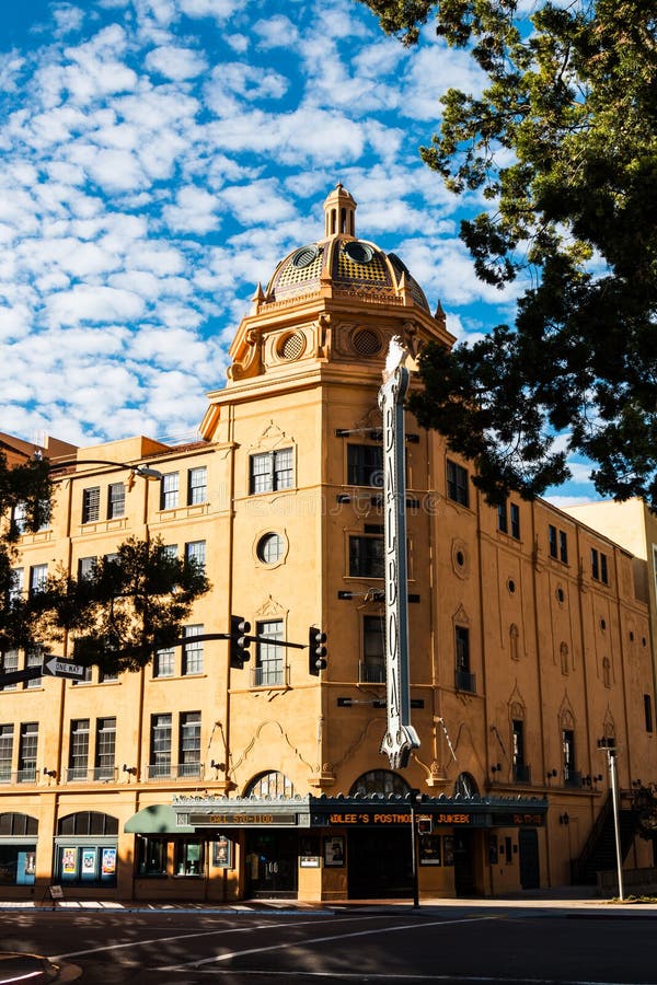 Teatro histórico do balboa em San Diego, Califórnia foto de stock Teatro histórico do balboa em San Diego, Califórnia foto de stock