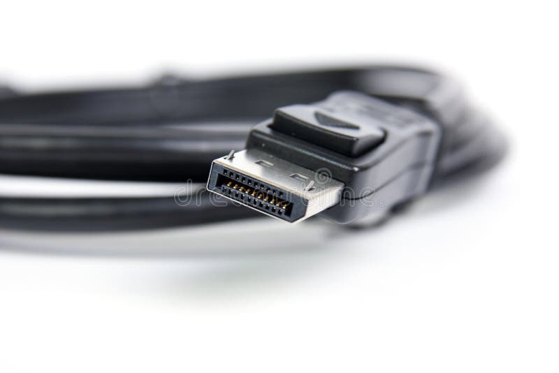 Tech cable with plug stock image. Image of component 15235679