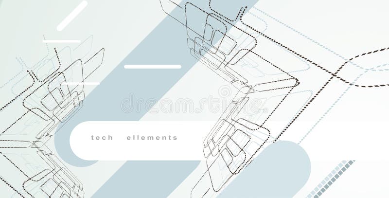 Il design Tech ellements, astratto sfondo appena i tuoi annunci di testo (1)