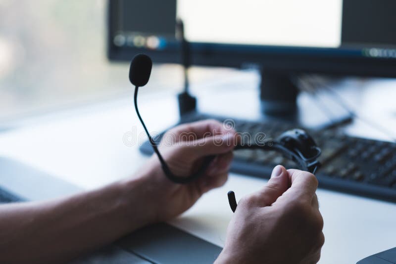 Tech support software engineer professional career royalty free stock photos