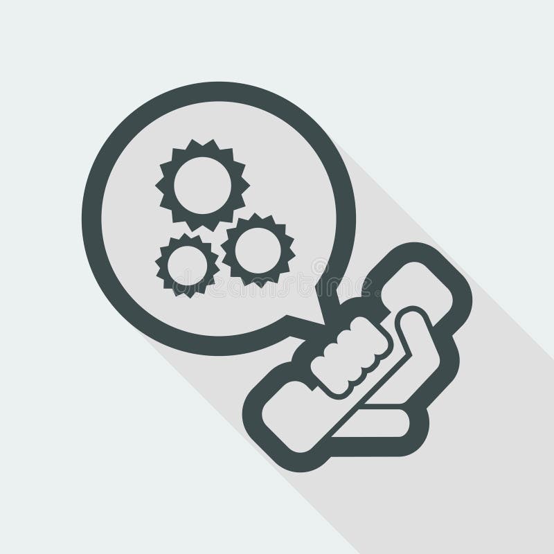 Technical assistance icon vector illustration