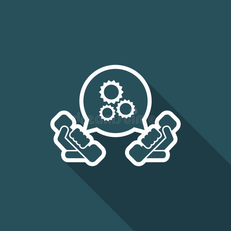 Technical assistance icon royalty free illustration