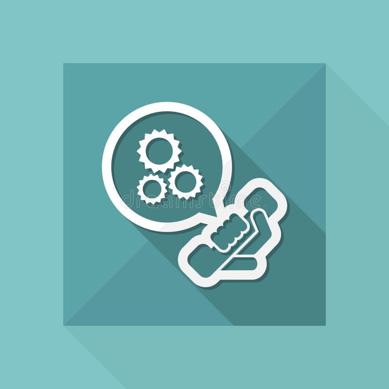 Technical assistance icon royalty free illustration