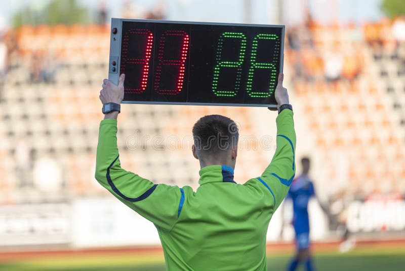 Substitution in Football Game Editorial Photography Image of football
