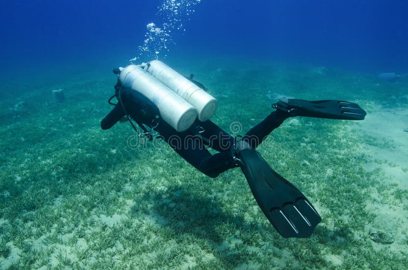 Technical scuba diver
