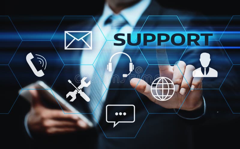 Technical Support Center Customer Service Internet Business Technology Concept royalty free stock images