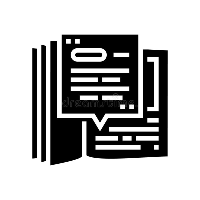 Technical terms glyph icon vector illustration vector illustration