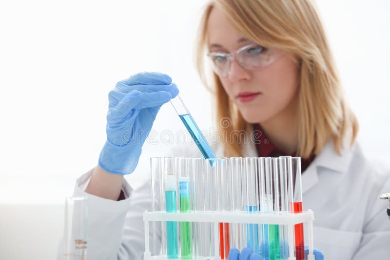 Technician Hold in Arms in Protective Gloves Stock Photo - Image of ...