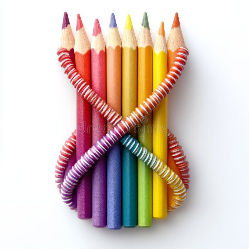 Techniques in cocktail bartending. AI cybersecurity in healthcare. A vibrant DNA model with colorful patterns royalty free stock photography