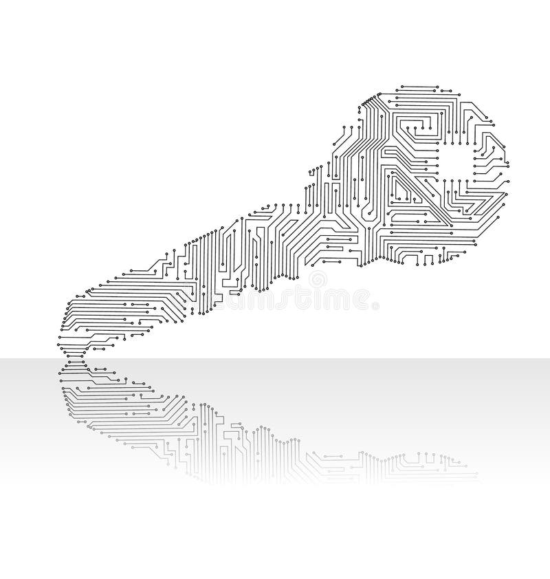 Digital Circuit Background Texture Of Processor Motherboard Stock