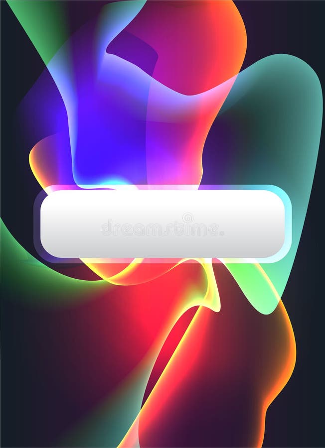 Techno modern fond colorat stock illustration