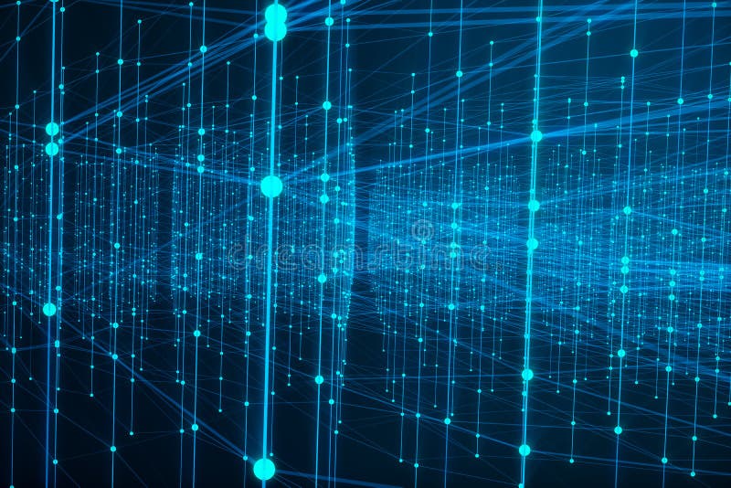 Technological connection futuristic shape, blue dot network, abstract background, blue background, Concept of Network vector illustration Technological connection futuristic shape, blue dot network, abstract background, blue background, Concept of Network vector illustration