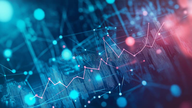 Technological Disruption: Bold, angular shapes breaking through traditional barriers royalty free stock image