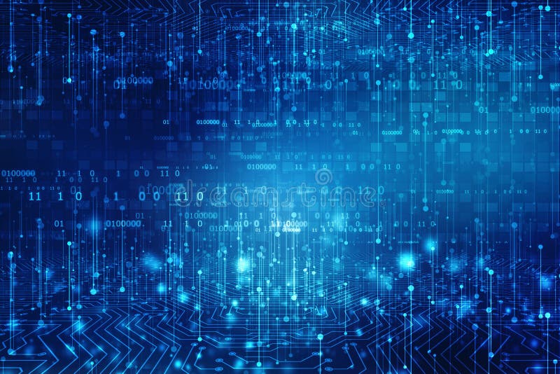 Technologie-abstrakter Hintergrund, futuristischer Hintergrund, Cyberspace Konzept stockfotografie