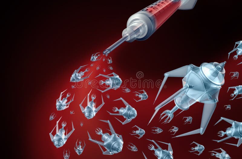 Technologie médicale nanoe illustration stock Technologie médicale nanoe illustration stock