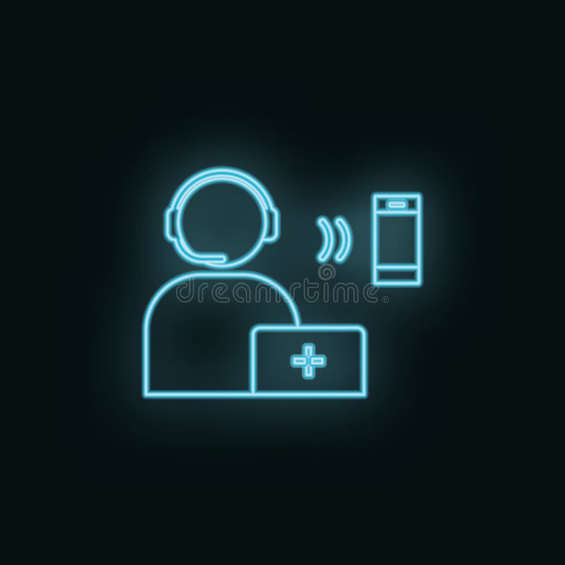 Technologie, steun, neon, pictogram Het Vectorpictogram van de Webontwikkeling Element van eenvoudig symbool voor websites, Webon stock illustratie Technologie, steun, neon, pictogram Het Vectorpictogram van de Webontwikkeling Element van eenvoudig symbool voor websites, Webon stock illustratie