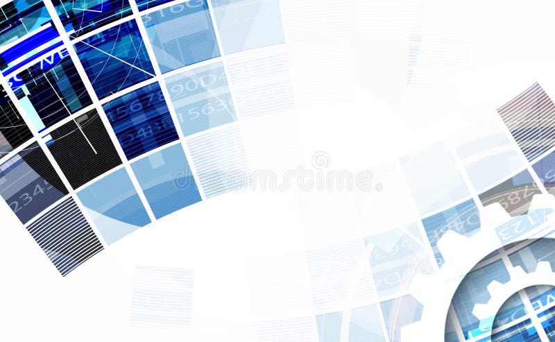 Technologiehintergrund, Idee der Lösung des globalen Geschäfts stock abbildung Technologiehintergrund, Idee der Lösung des globalen Geschäfts stock abbildung
