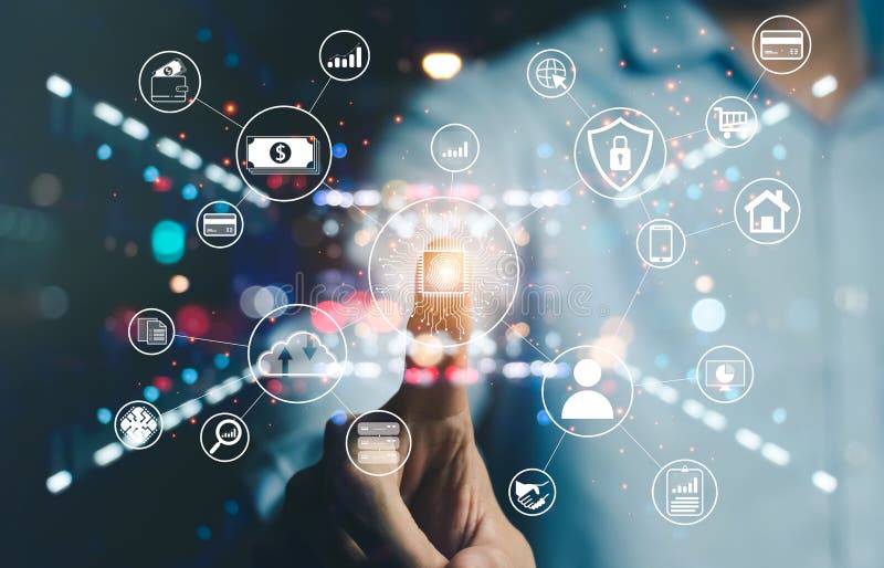 Technologiestrategie für die digitale Transformation. lizenzfreie stockfotos