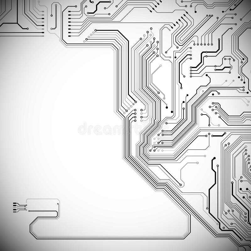 Technologische vectorachtergrond vector illustratie Technologische vectorachtergrond vector illustratie
